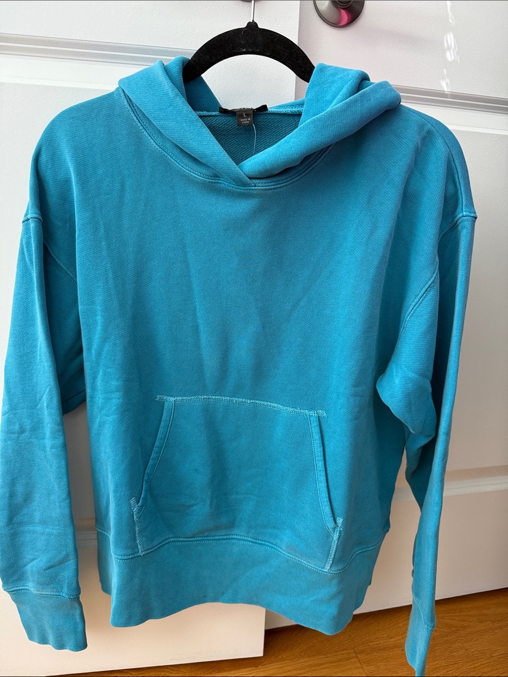 Jcrew Teal Hoodie Sweatshirt - Casual Pullover